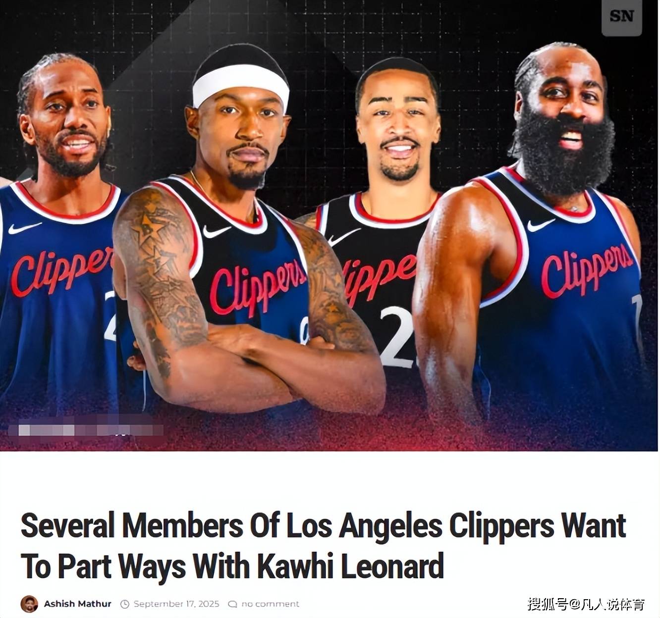 快船队客场战胜热火队，莱昂纳德砍下40分