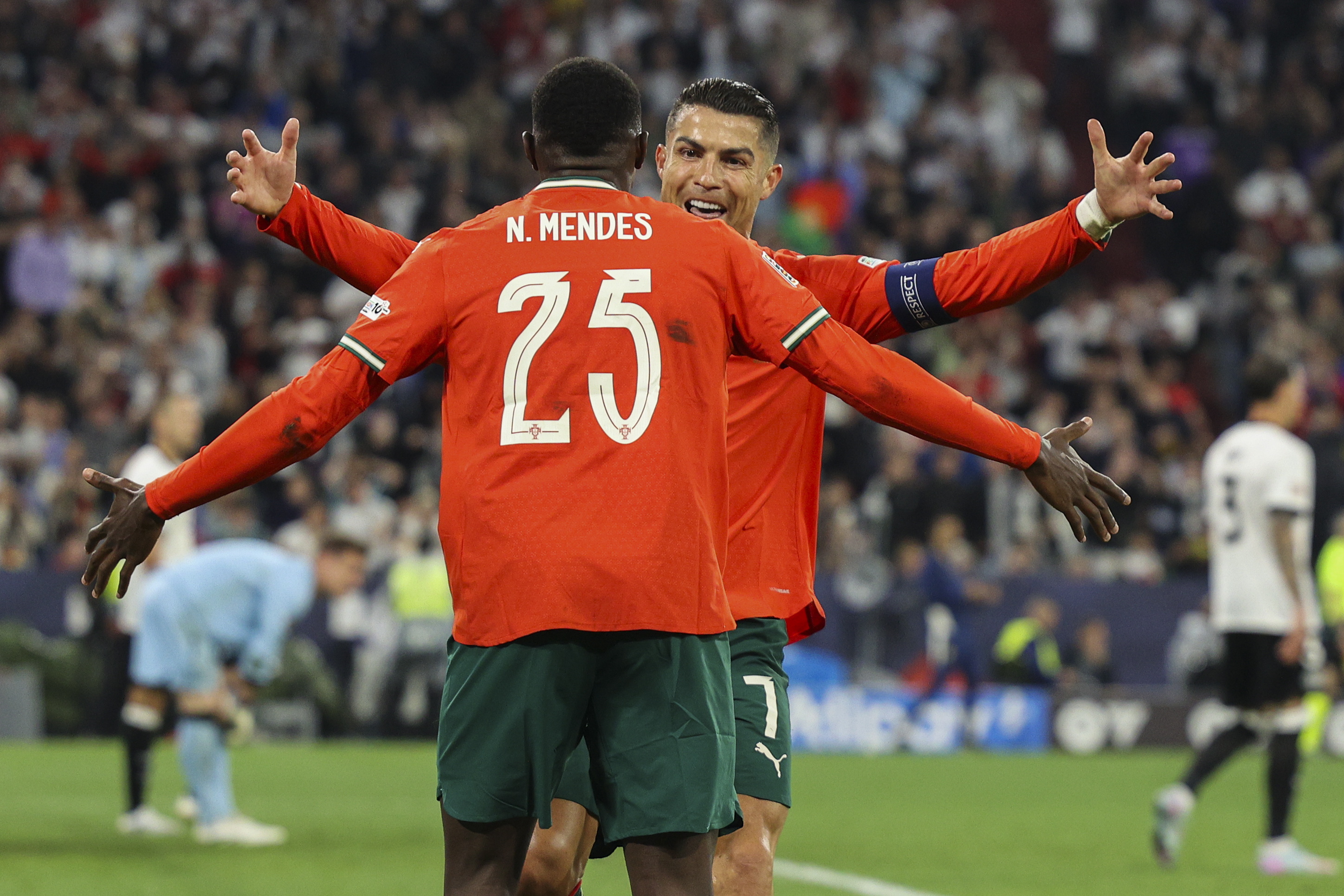 葡萄牙球员在欧洲联赛中斩获进球